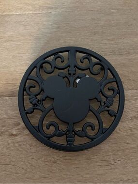 Black Decorative Mickey Mouse Trivet
